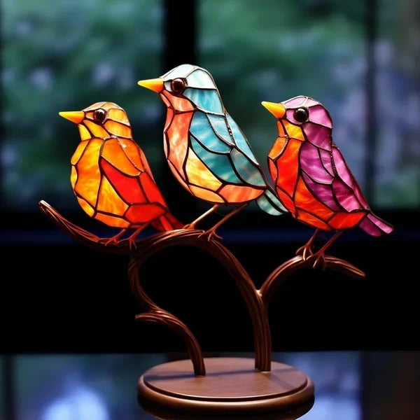 Glas-in-lood vogels | Betoverende decoratie!