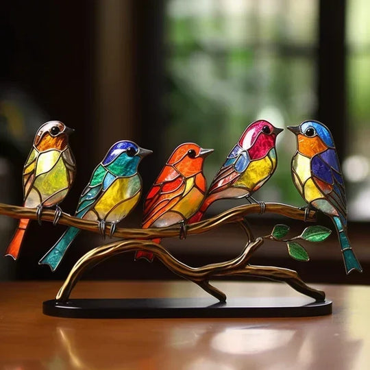 Glas-in-lood vogels | Betoverende decoratie!