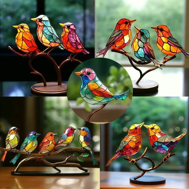 Glas-in-lood vogels | Betoverende decoratie!