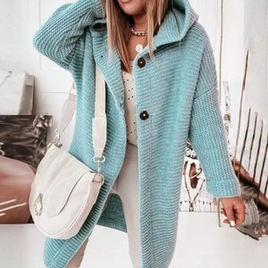 CozyWarm Cardigan - Jouw Warme en Stijlvolle Gebreide Cardigan om Deze Winter Door te Komen