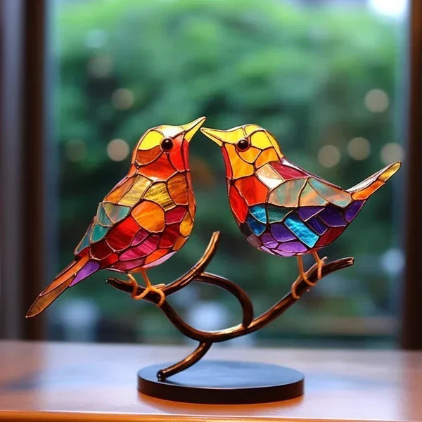 Glas-in-lood vogels | Betoverende decoratie!