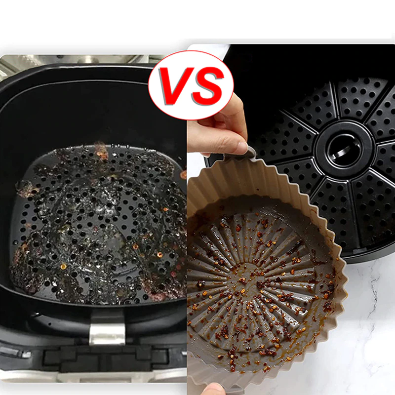 Siliconen Ovenschaal | Nooit meer je airfryer schoonmaken!