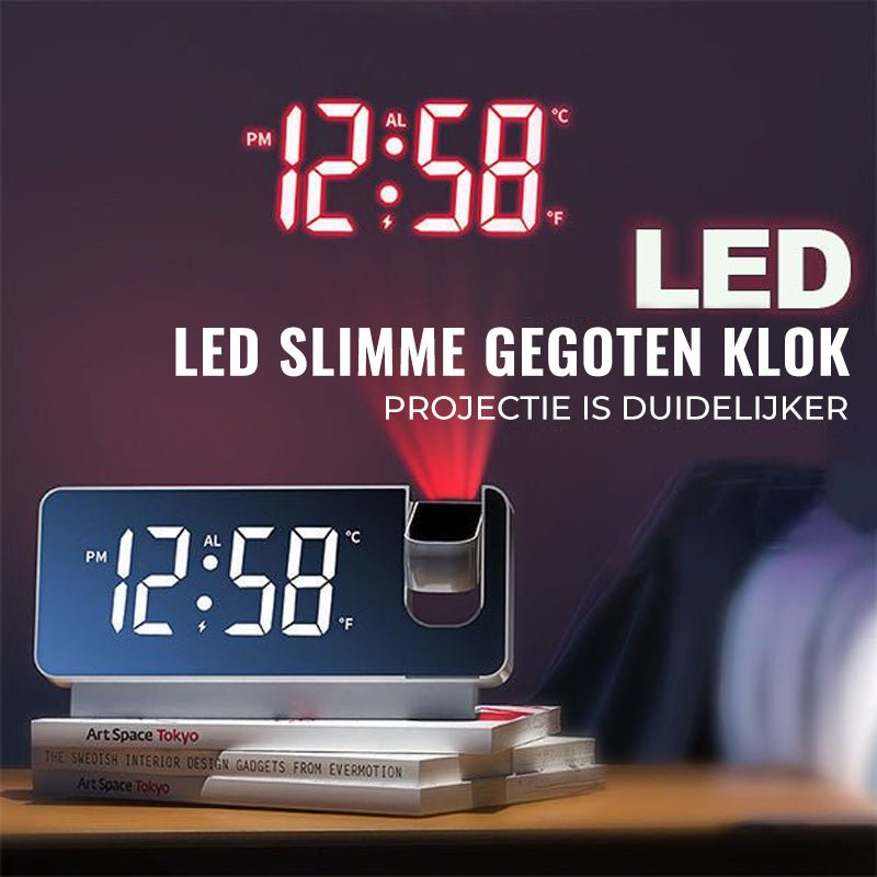 Slimme Digitale Projectie Klok | Ideaal voor de donkere winterdagen